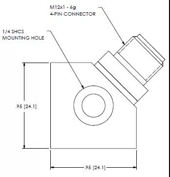 加速度計639A91尺寸圖 